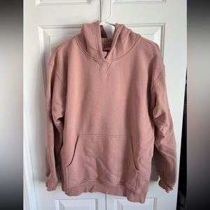 Lululemon All Yours Fleece Hoodie Size 10 Pink Pastel